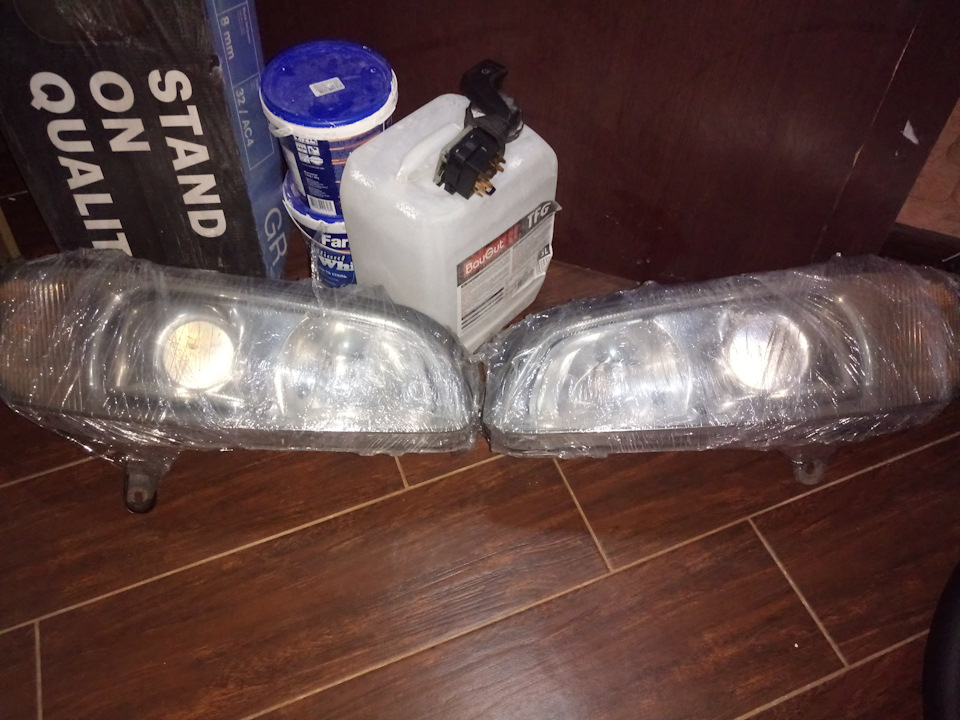 Новые фары или переход на линзы часть 1 — Opel Omega B, 2 л, 1994 года ...