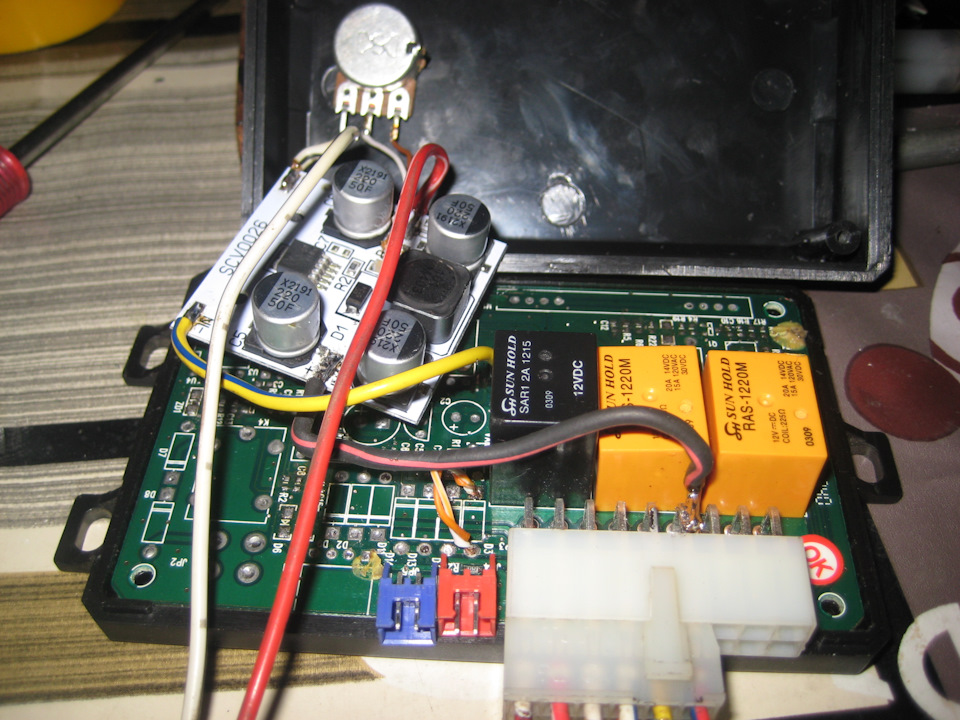 Блок управление ДХО из блока сигнализации APS — Hyundai Grace (2G), 2,5 ...