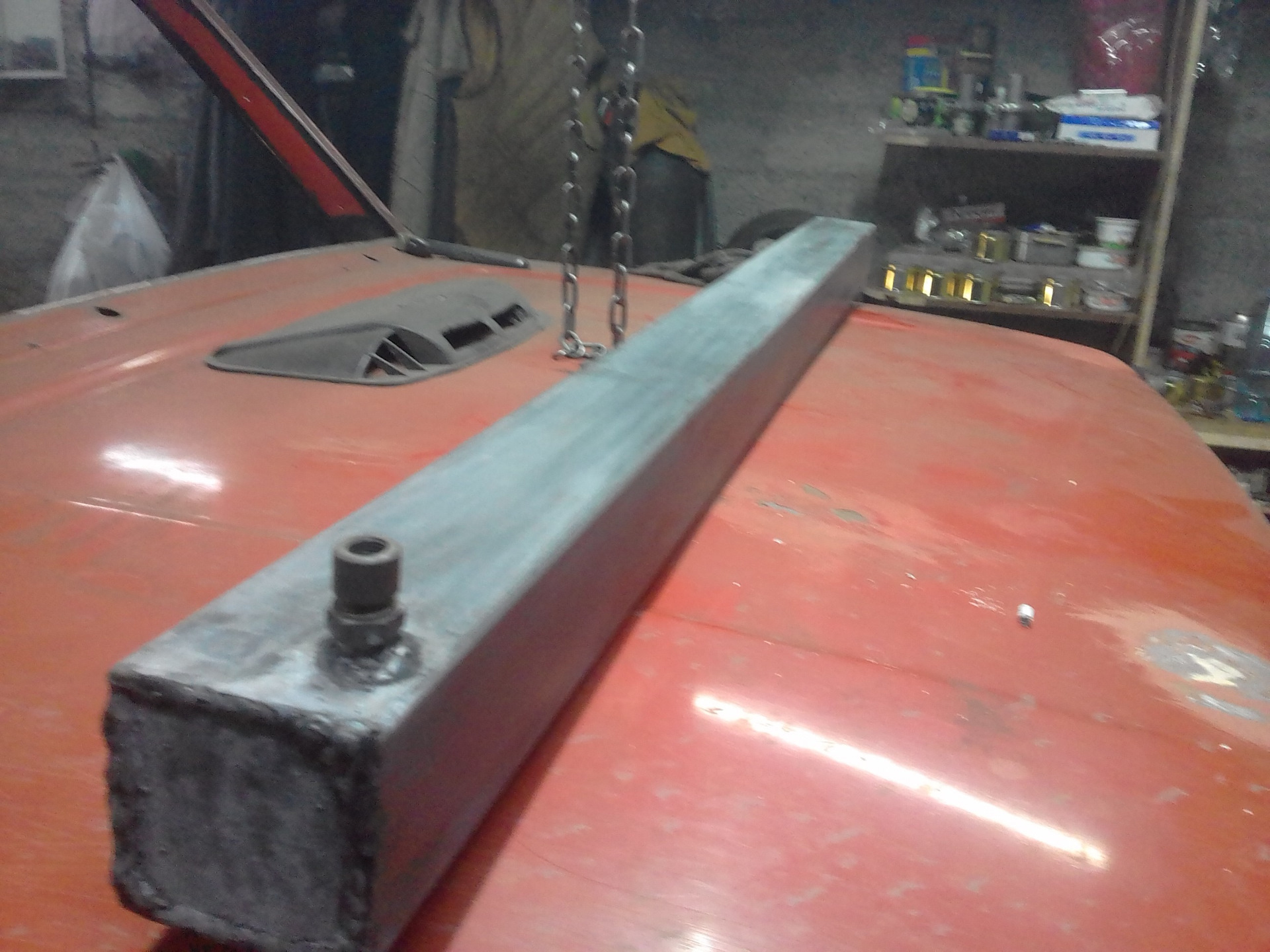 Бампер из профильной трубы своими руками