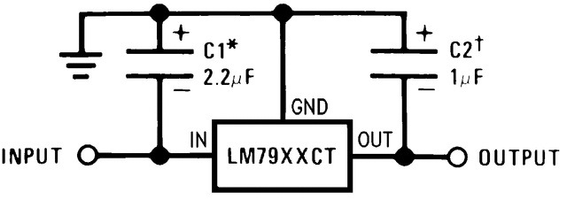 Lm7905 схема включения