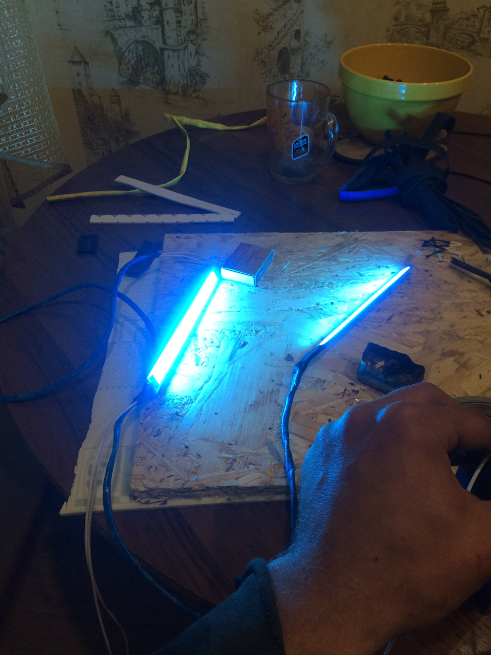 Подсветка салона — Lada Калина Спорт (1G), 1,4 л, 2010 года ...