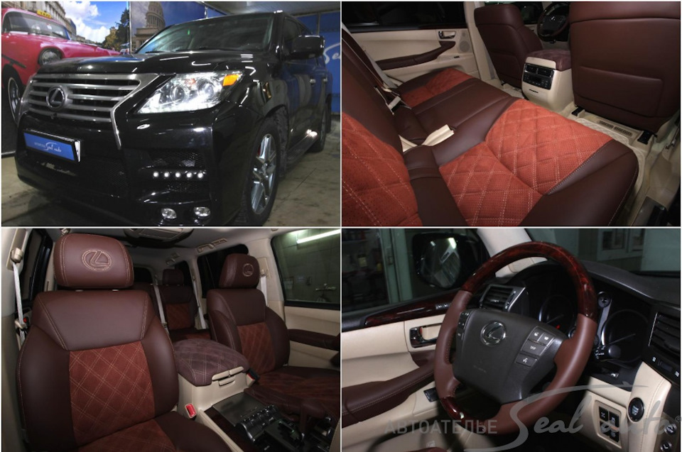 Lexus lx 570 перетяжка салона