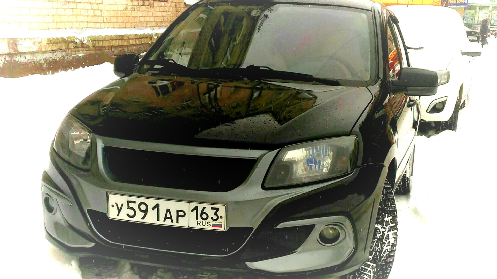 Lada Гранта 1.6 бензиновый 2014 | Black Jack на DRIVE2