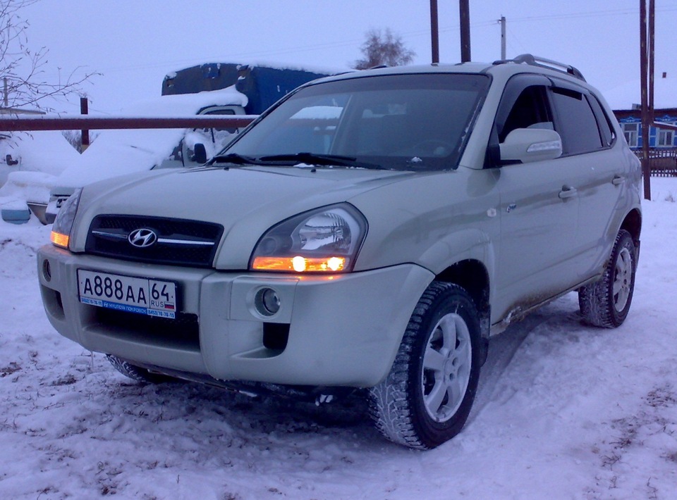 Штатные ДХО — Hyundai Tucson (JM), 2 л, 2008 года | тюнинг | DRIVE2