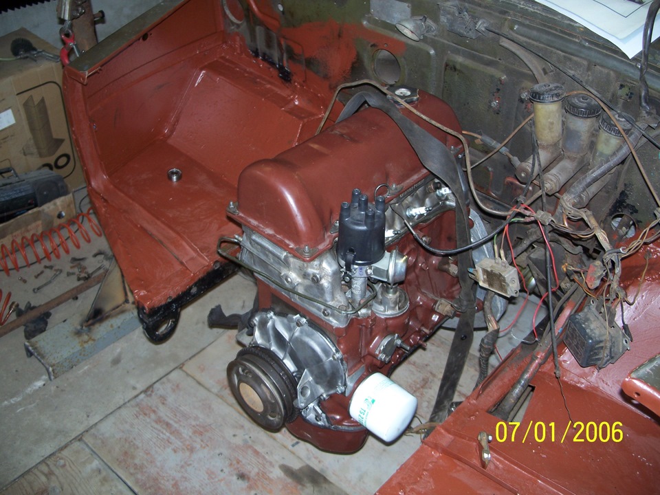 Двигло закинул пробно — ЛуАЗ 969, 1,7 л, 1990 года | своими руками | DRIVE2