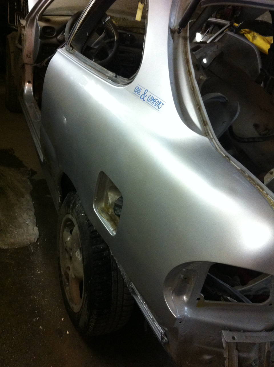 Полировка дрелью — Hyundai Accent (1G), 1,3 л, 1998 года | кузовной ...