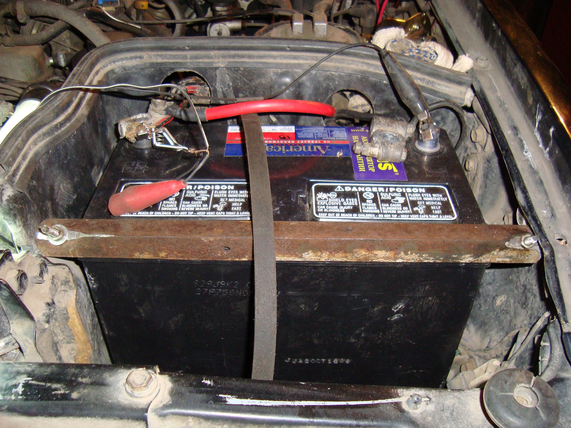 Installation of the Kitava winch  - Toyota Land Cruiser 45 L 1996