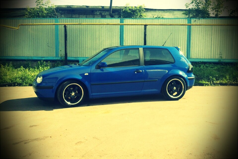 Занижение volkswagen golf 2