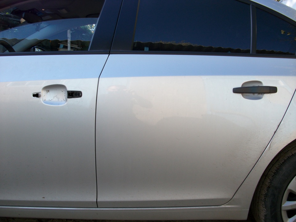 Дверные ручки в цвет кузова — Chevrolet Cruze (1G), 1,6 л, 2010 года ...
