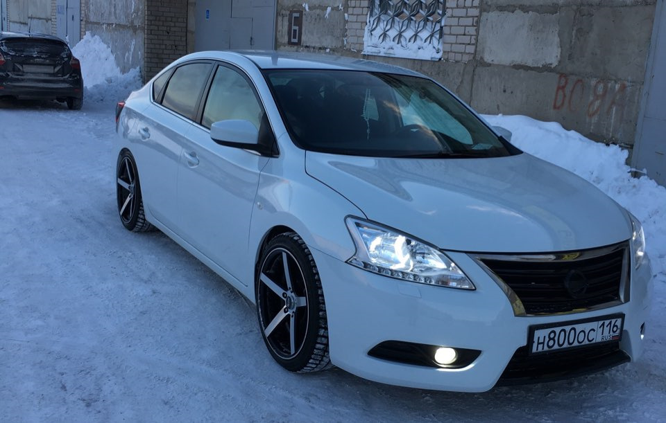 Январь — Nissan Sentra (B17), 1,6 л, 2015 года | фотография | DRIVE2