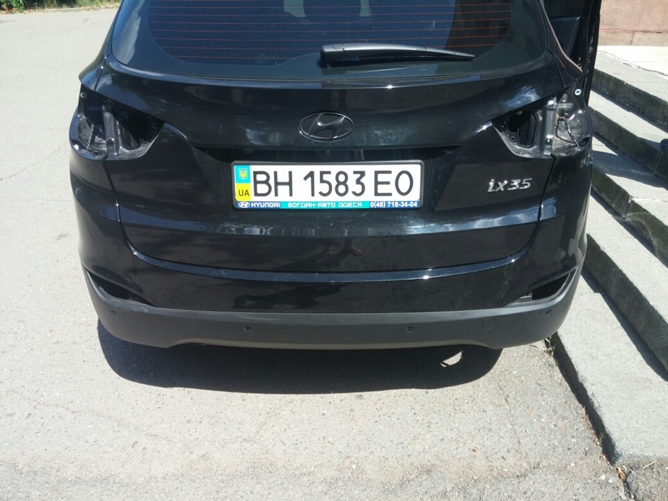 Затонировались — Hyundai ix35, 2 л, 2013 года | тюнинг | DRIVE2