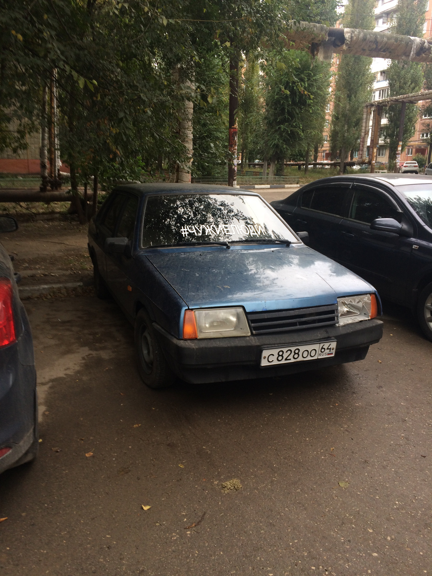 Стикер на лобовое! — Lada 21099, 1,5 л, 1996 года | стайлинг | DRIVE2