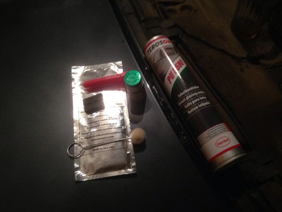 Замена заднего стекла на стеклопакет. — BMW 7 series (E38), 4 л, 1995 ...