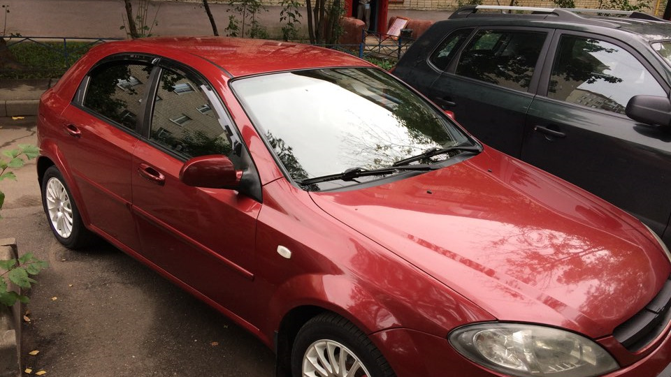 ДДМ и Рычажок лючка бензобака)) — Chevrolet Lacetti 5D, 1,6 л, 2006 ...