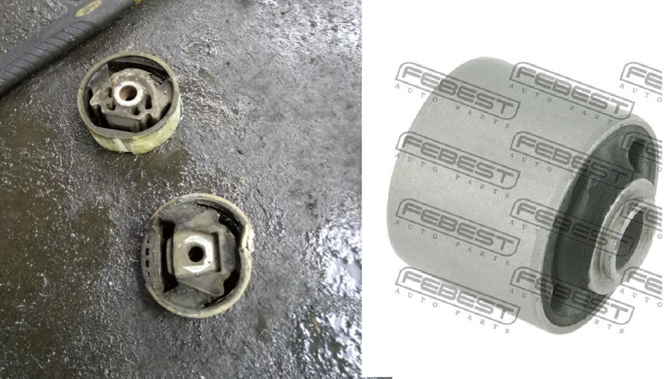 Сайлентблоки задней подвески пассат б6