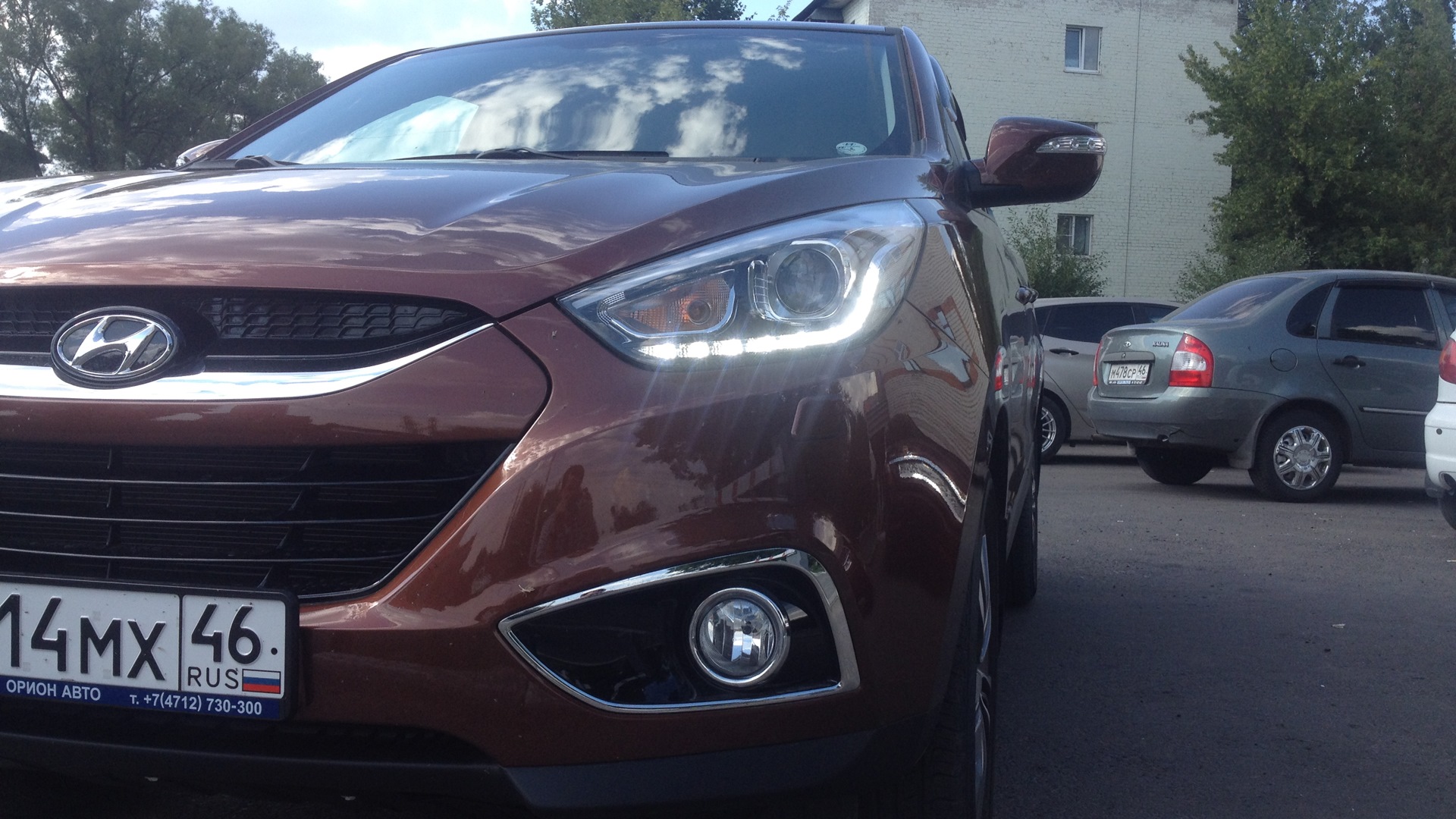 Hyundai ix35 2.0 бензиновый 2014 | Hazel Brown на DRIVE2