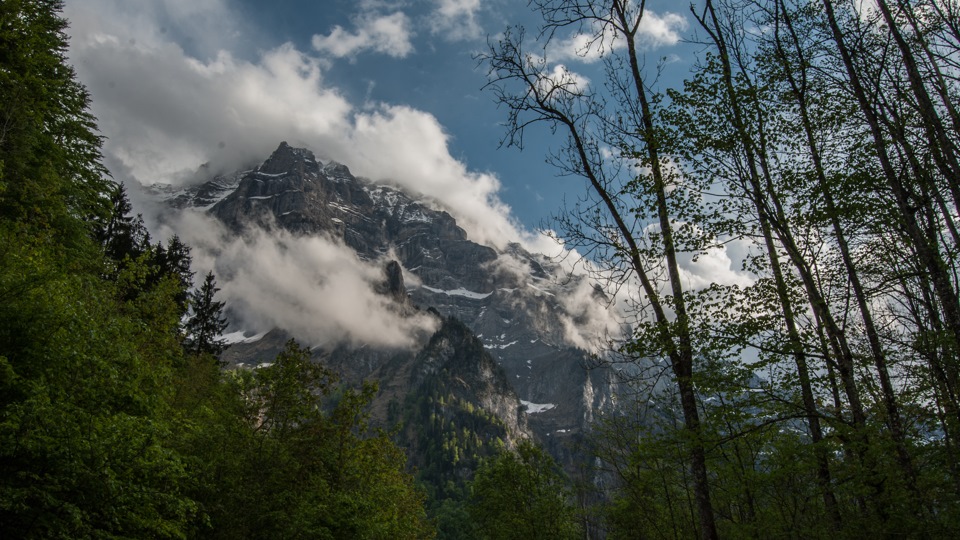 The first acquaintance with Switzerland Mountains