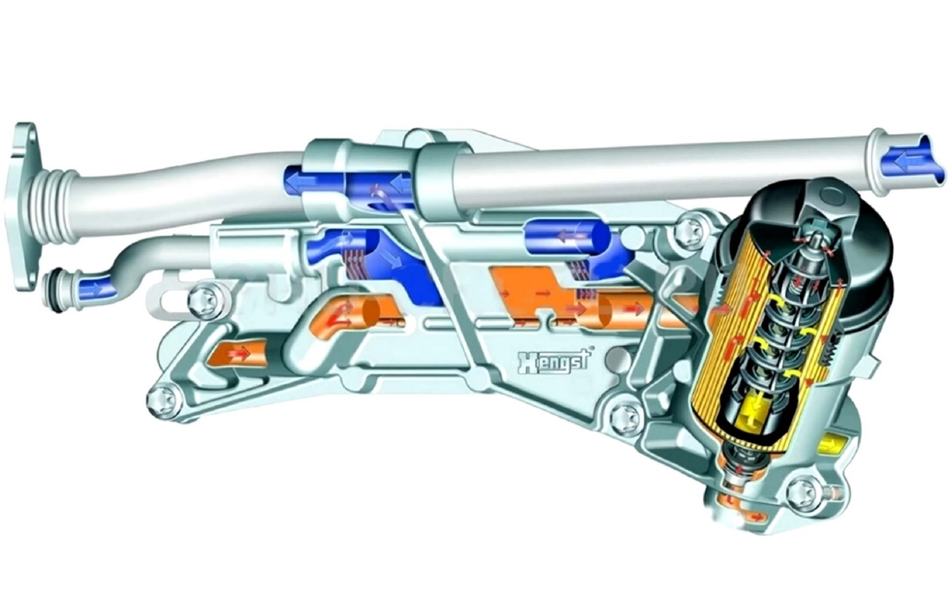 Маслоохладитель шевроле. Теплообменник Опель 1.8 z18xer.