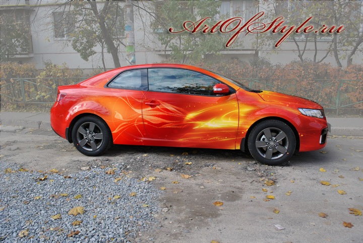 Аэрография Kia Cerato Koup