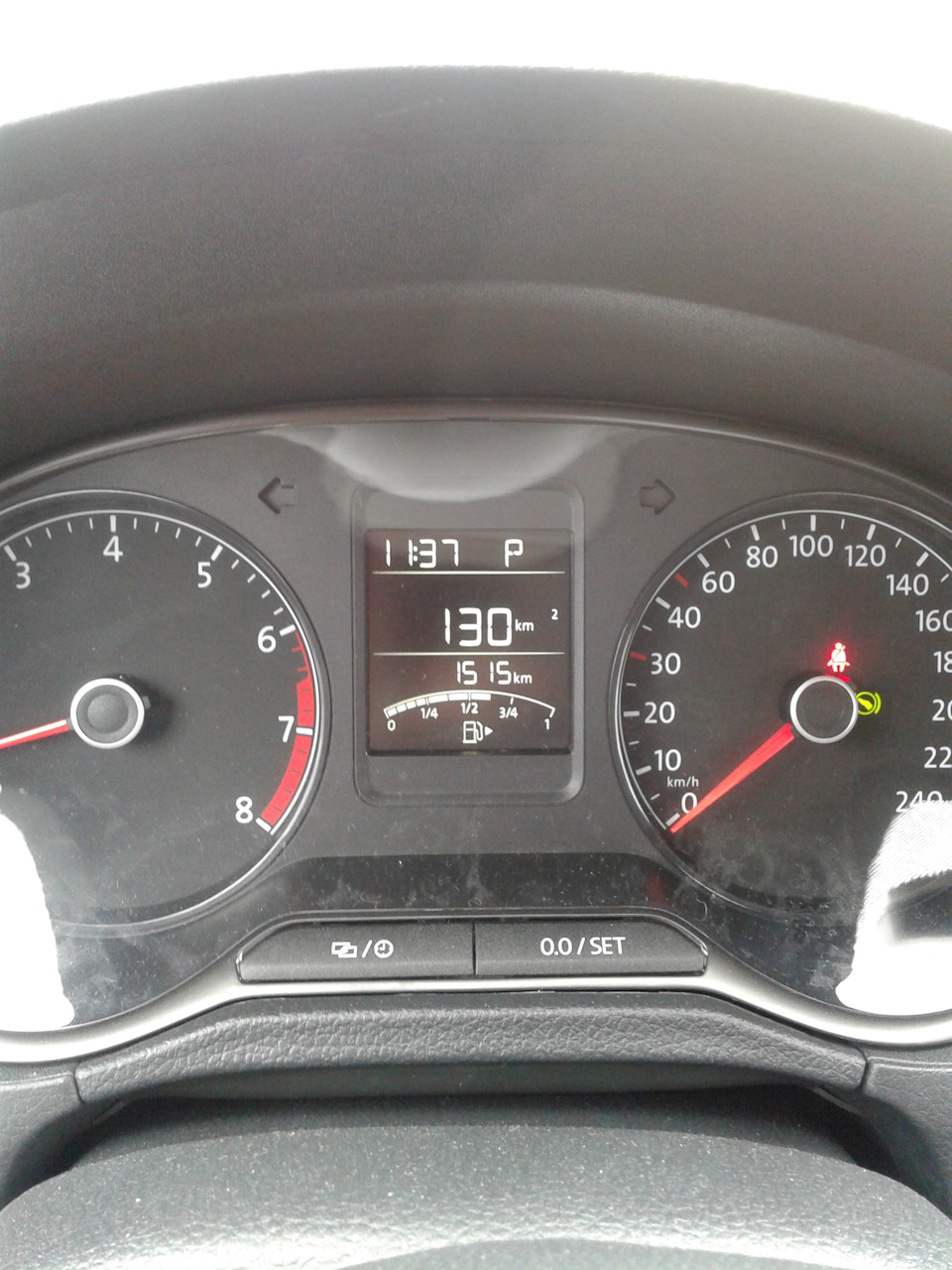 Расход! — Volkswagen Polo Sedan, 1,6 л, 2016 года | обкатка | DRIVE2