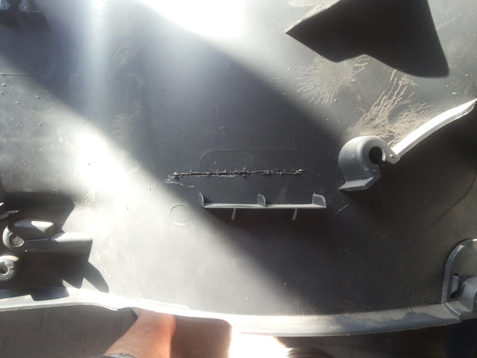 пропилил полотном для ремня — Lada Ларгус