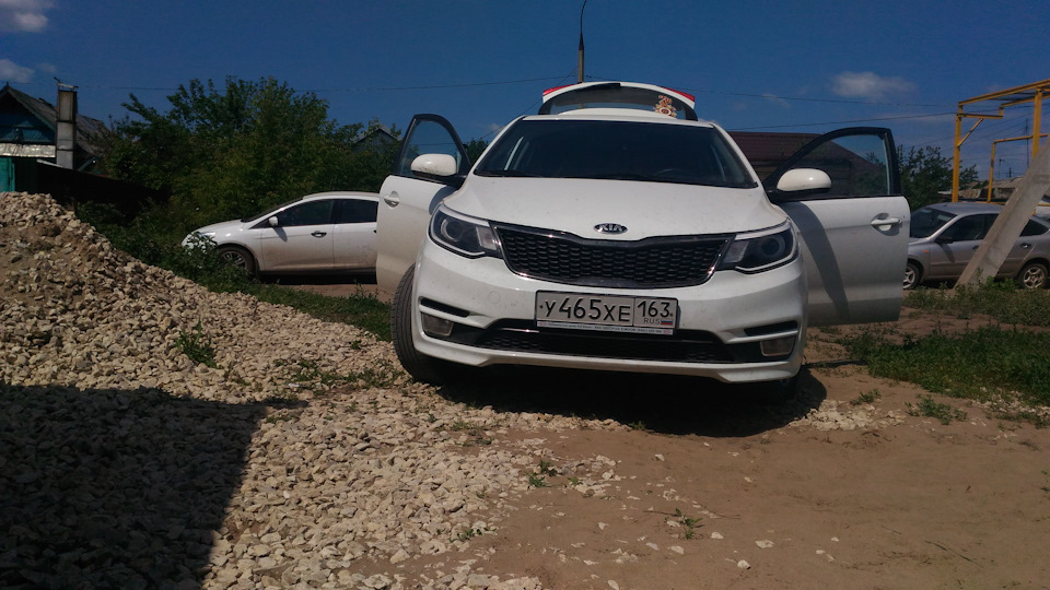 Доработка света ч2. линзы qioto q5 киа рио — KIA Rio 5-door (3G), 1,6 л ...