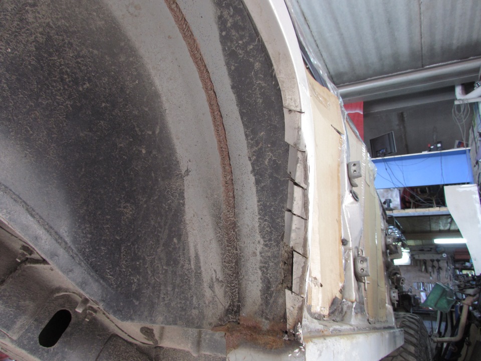 Jeep Grand Cherokee ZJ (35"). Усиленные пороги. (часть 13). Задняя ...