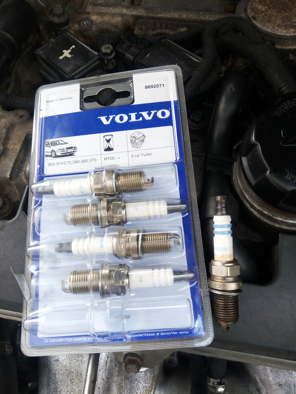 8692071 Свечи зажигания Volvo | Запчасти на DRIVE2