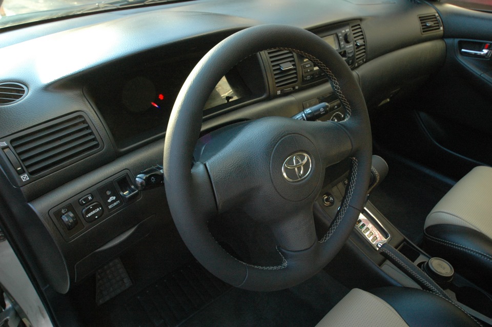 Пошив салона Тойота Королла из кожзама. — Автоателье Блюзмобиль на DRIVE2