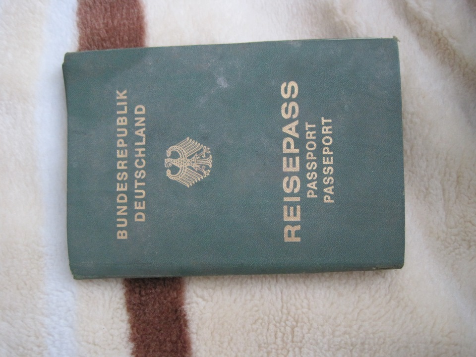 Немецкий Паспорт Фото