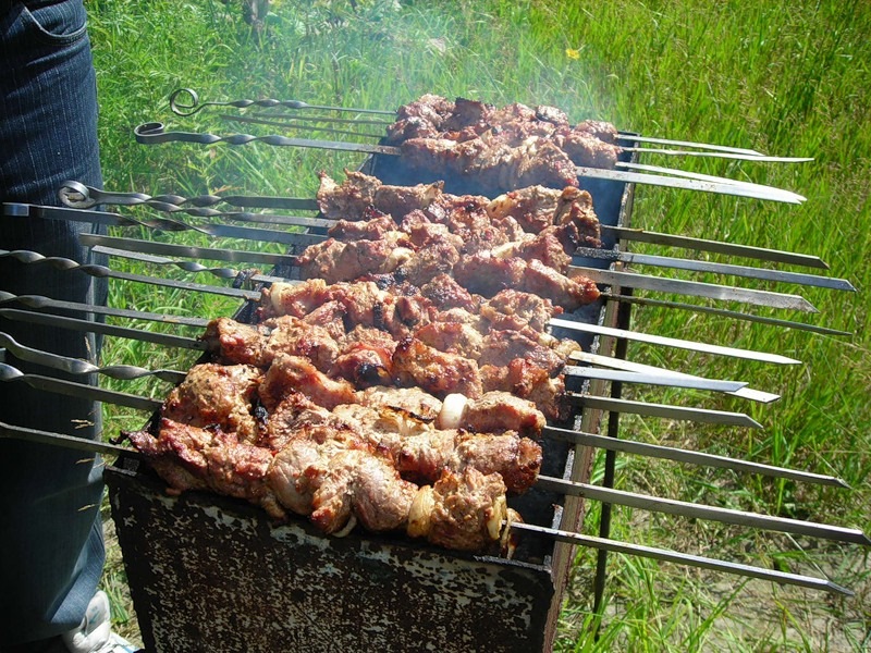 Картинки шашлыка на природе