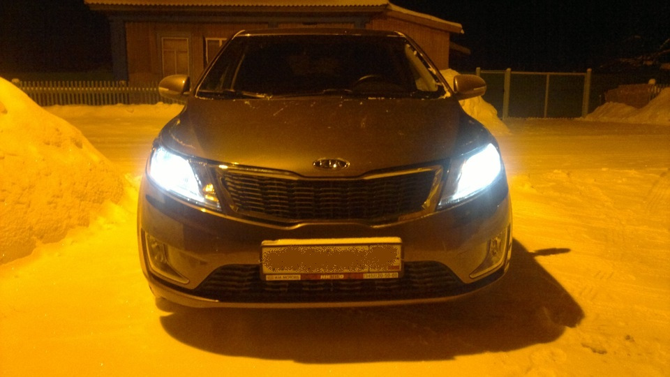 Габариты — KIA Rio (3G), 1,6 л., 2012 года | тюнинг | DRIVE2