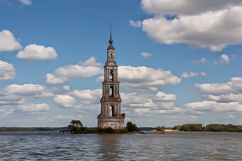 Мост через волгу в калязине