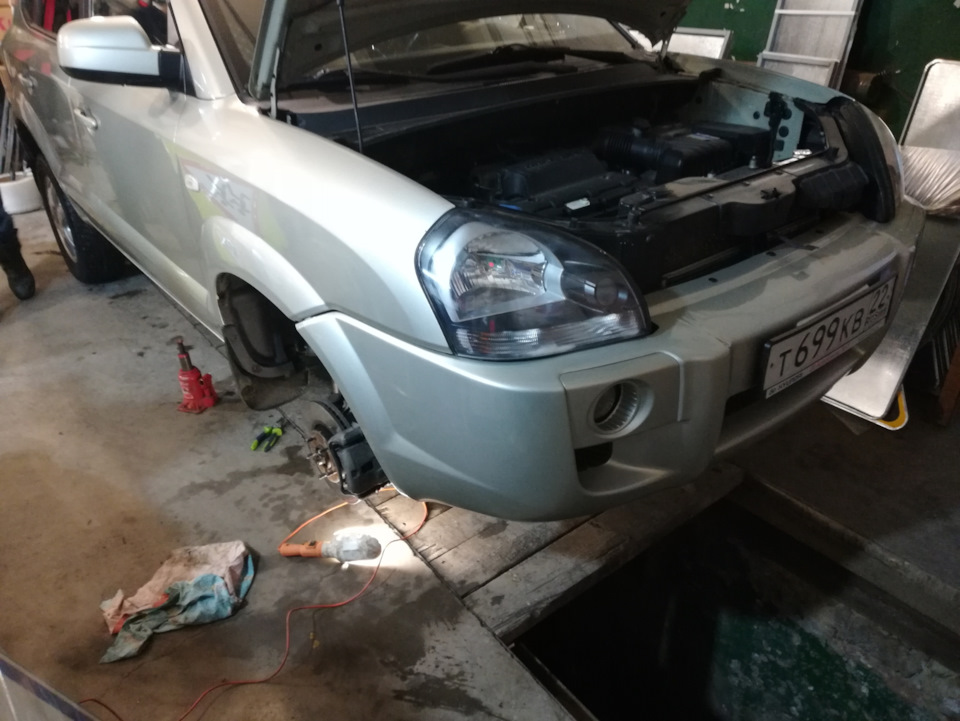 Замена грм туксон 2л, и замена клапонной крышки. — Hyundai Tucson (JM ...