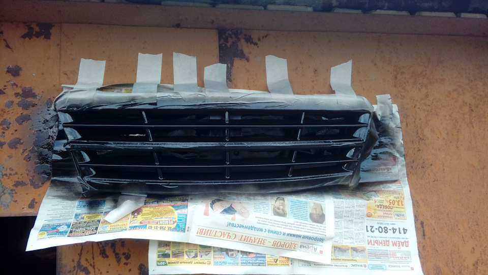 Покраска решетки радиатора — DRIVE2