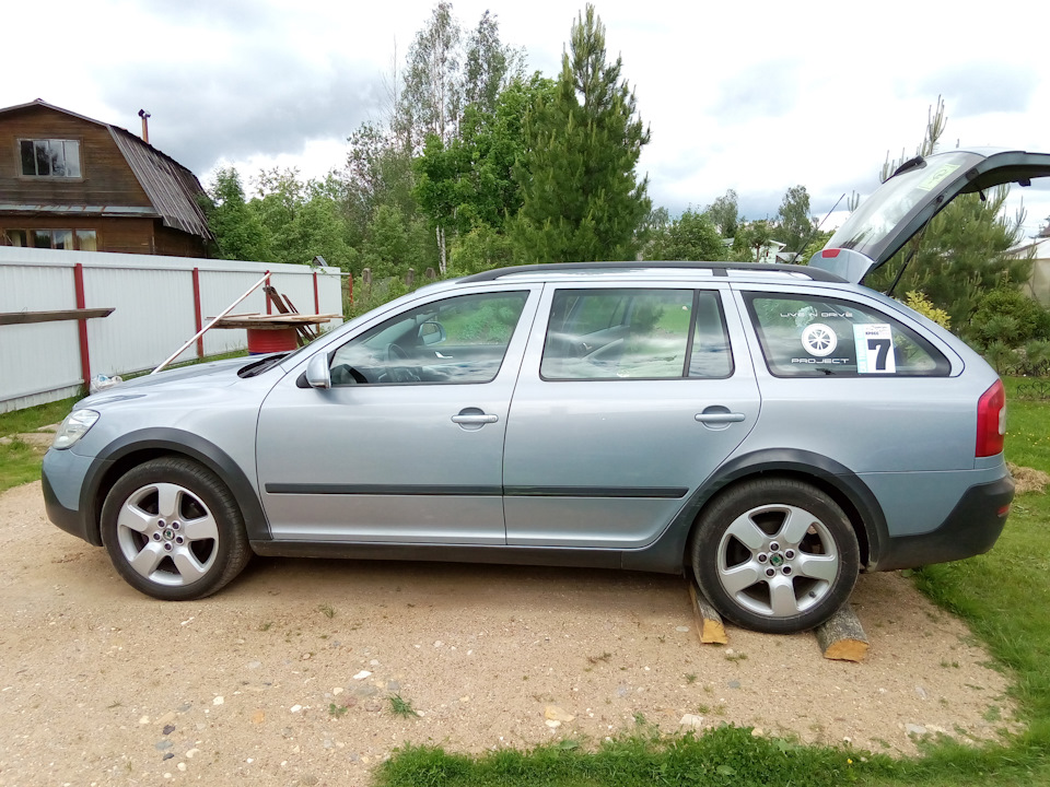 Skoda Octavia Scout антенна