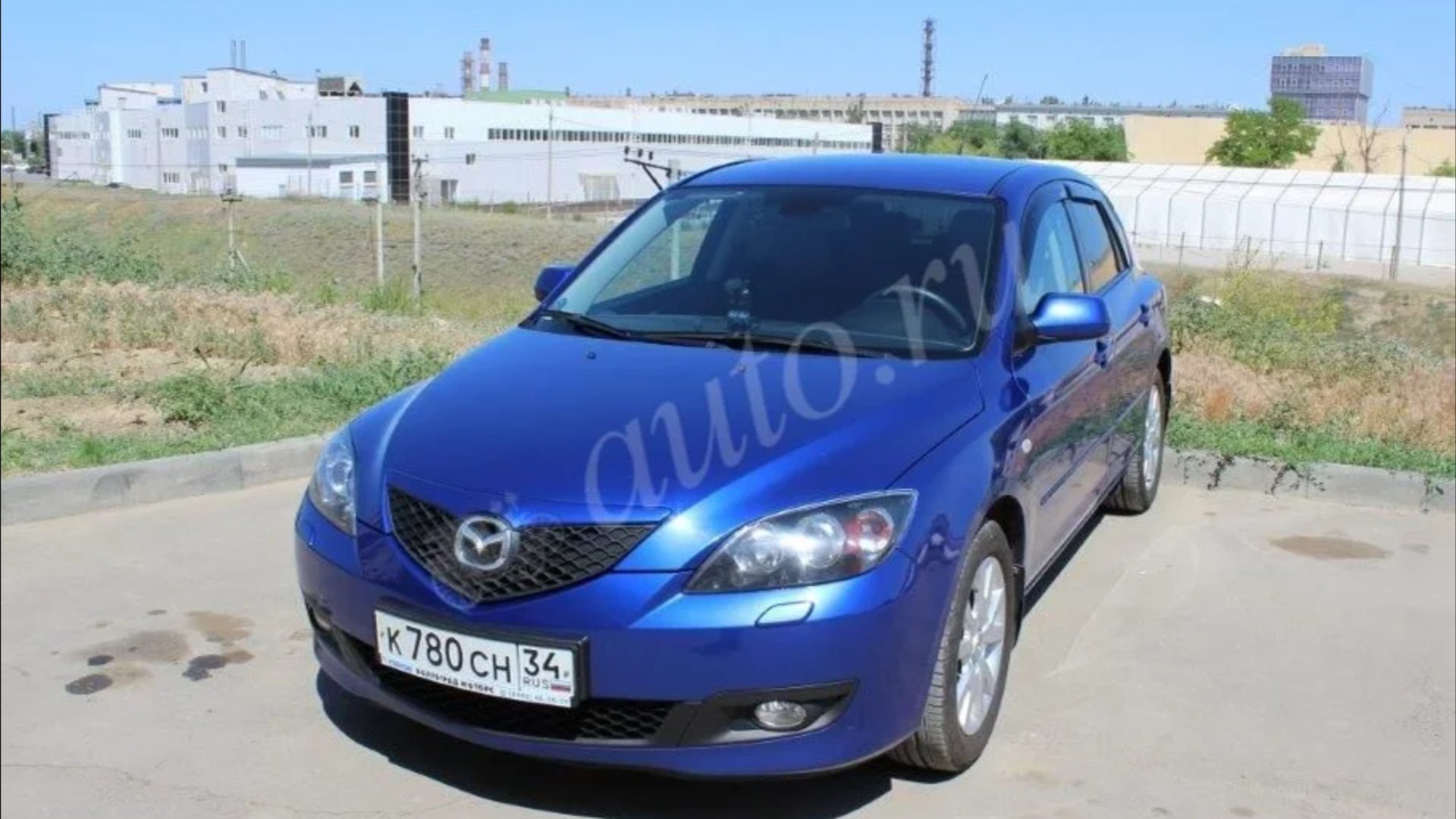 Mazda 3 (1G) BK 1.6 бензиновый 2007 | синяя 