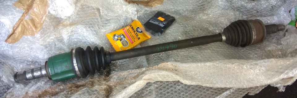 Замена внутреннего ШРУСа и промывка форсунок Wynn's — DRIVE2