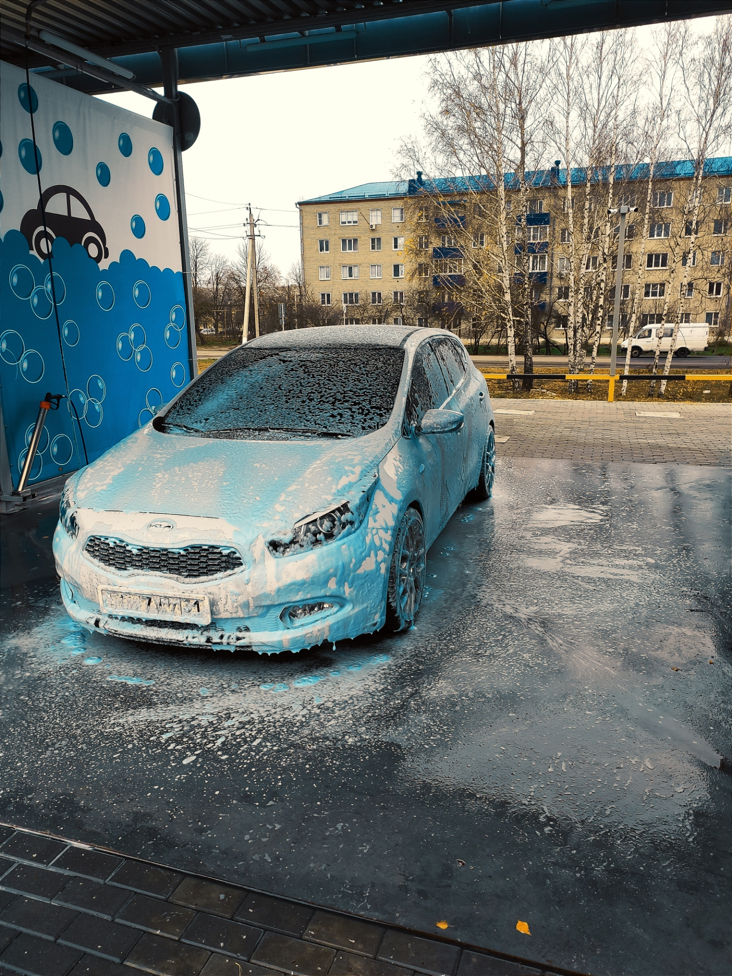 Машина на зиму отправляется в спячку. — KIA Ceed (2G), 1,6 л, 2012 года |  мойка | DRIVE2