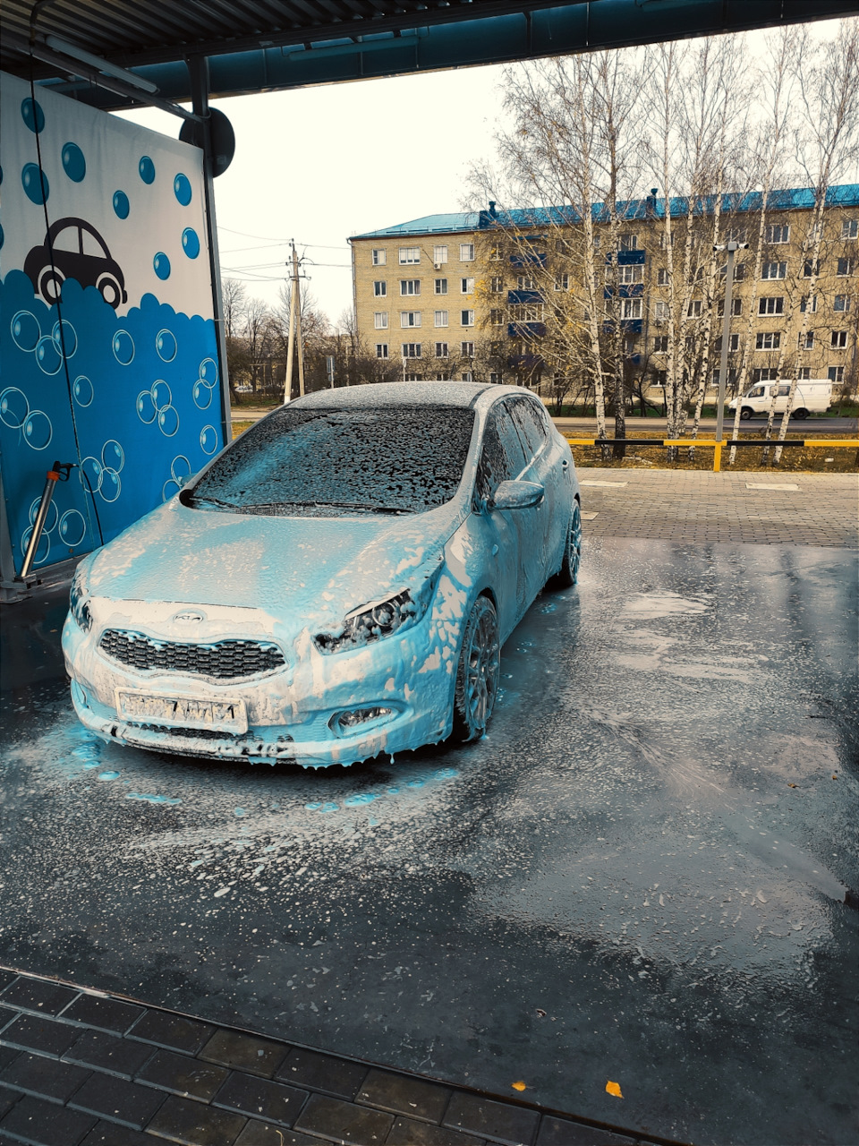 Машина на зиму отправляется в спячку. — KIA Ceed (2G), 1,6 л, 2012 года |  мойка | DRIVE2