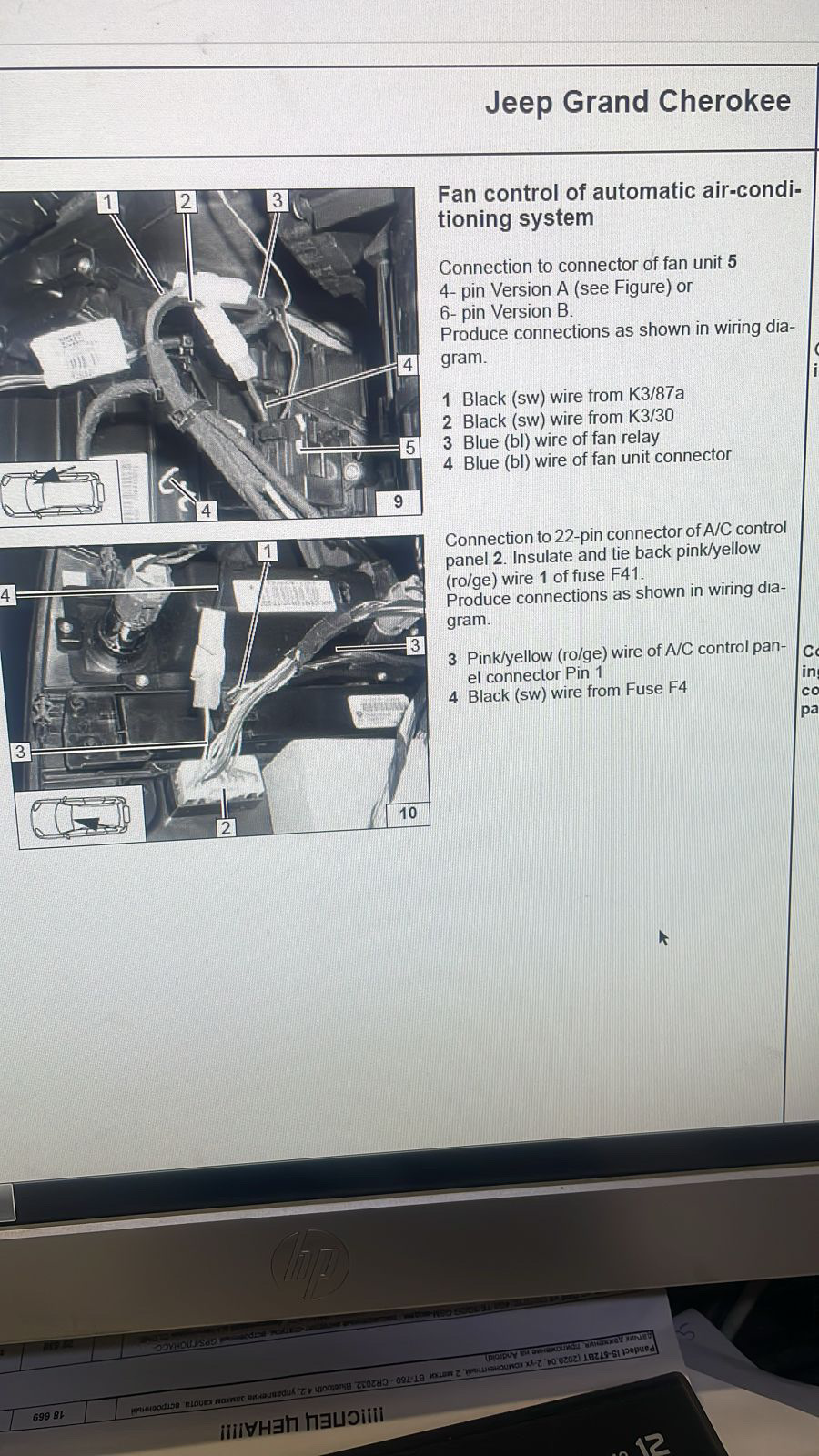 Активация климата от webasto — Jeep Grand Cherokee (WK), 3 л, 2006 года ...