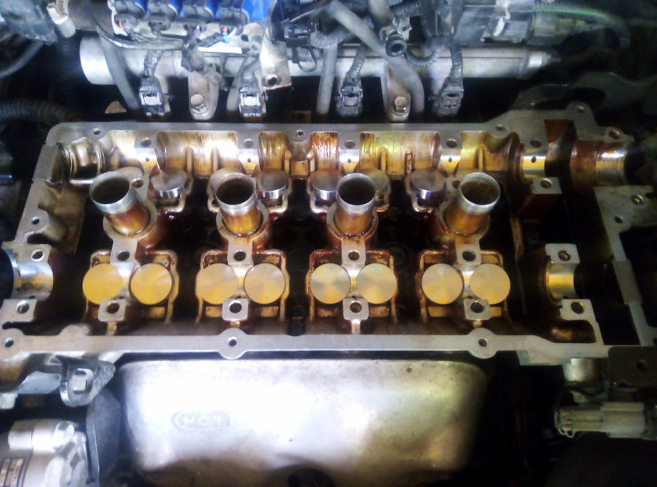 Замена цепи, звездочек, нижнего натяжителя, гидрокомпенсаторов без ...