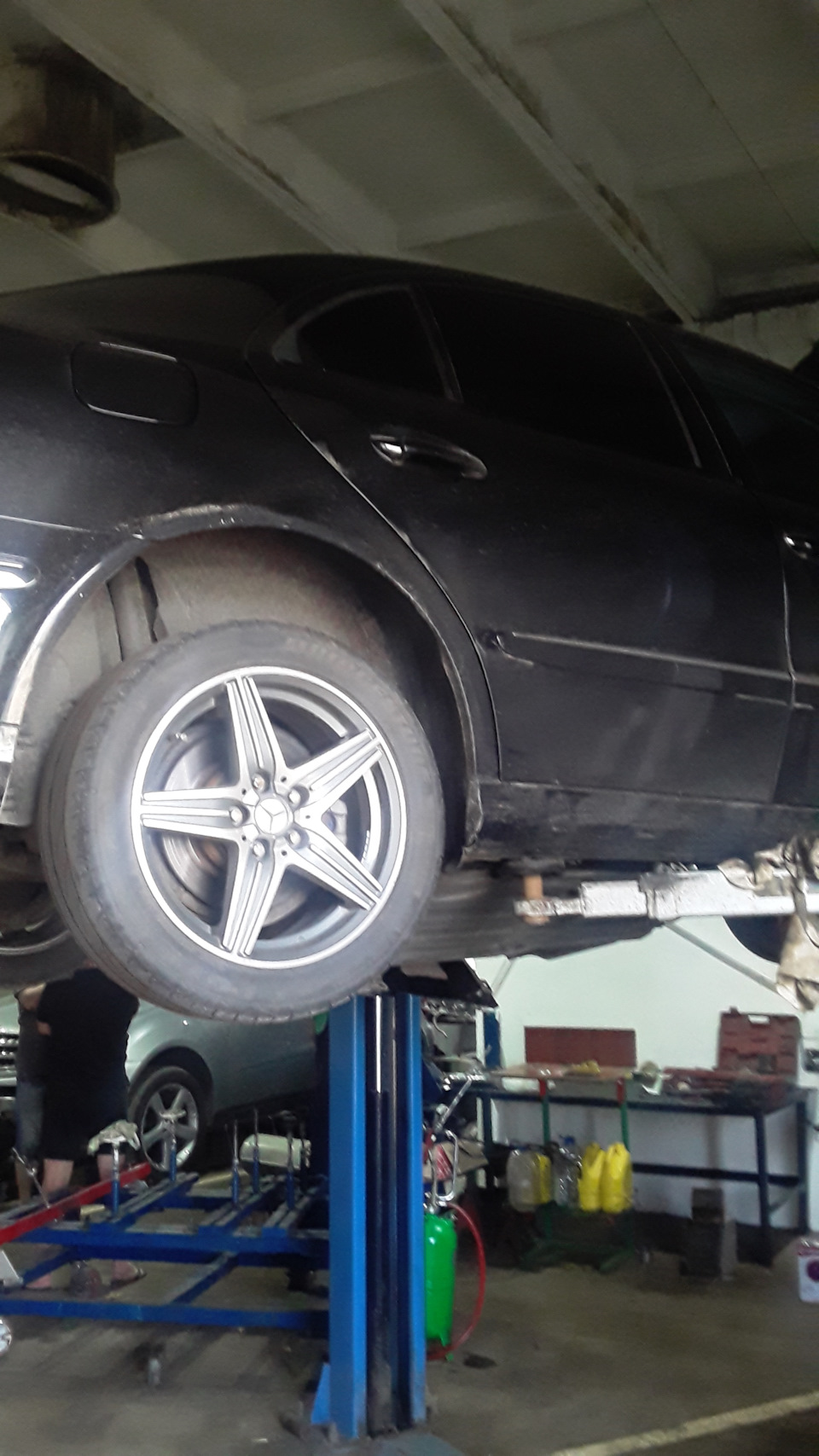 тормозные трубки — Mercedes-Benz E-Class (W211), 3,2 л, 2002 года ...