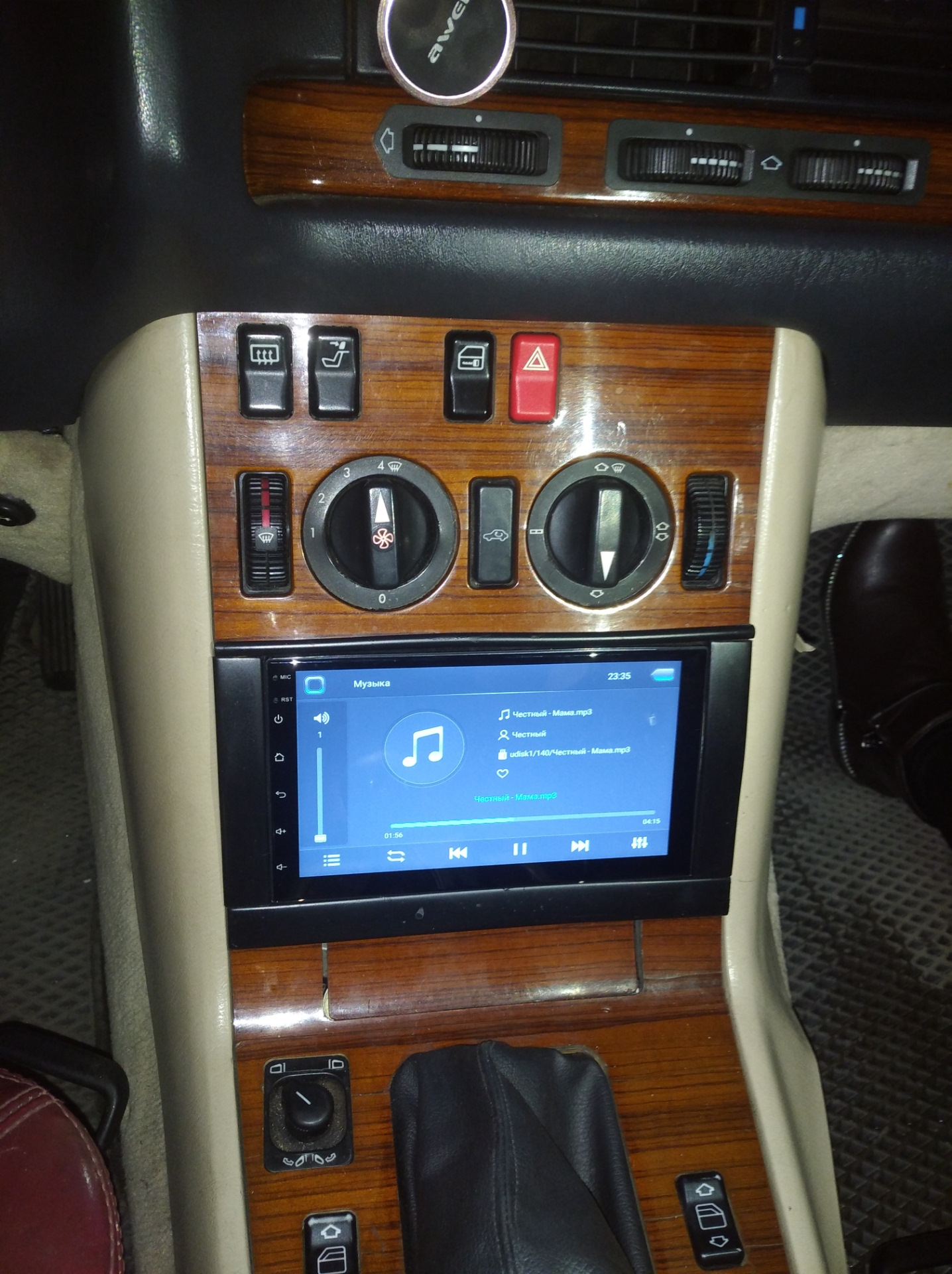 Магнитола — Mercedes-Benz S-Class (W140), 3,2 л, 1992 года ...