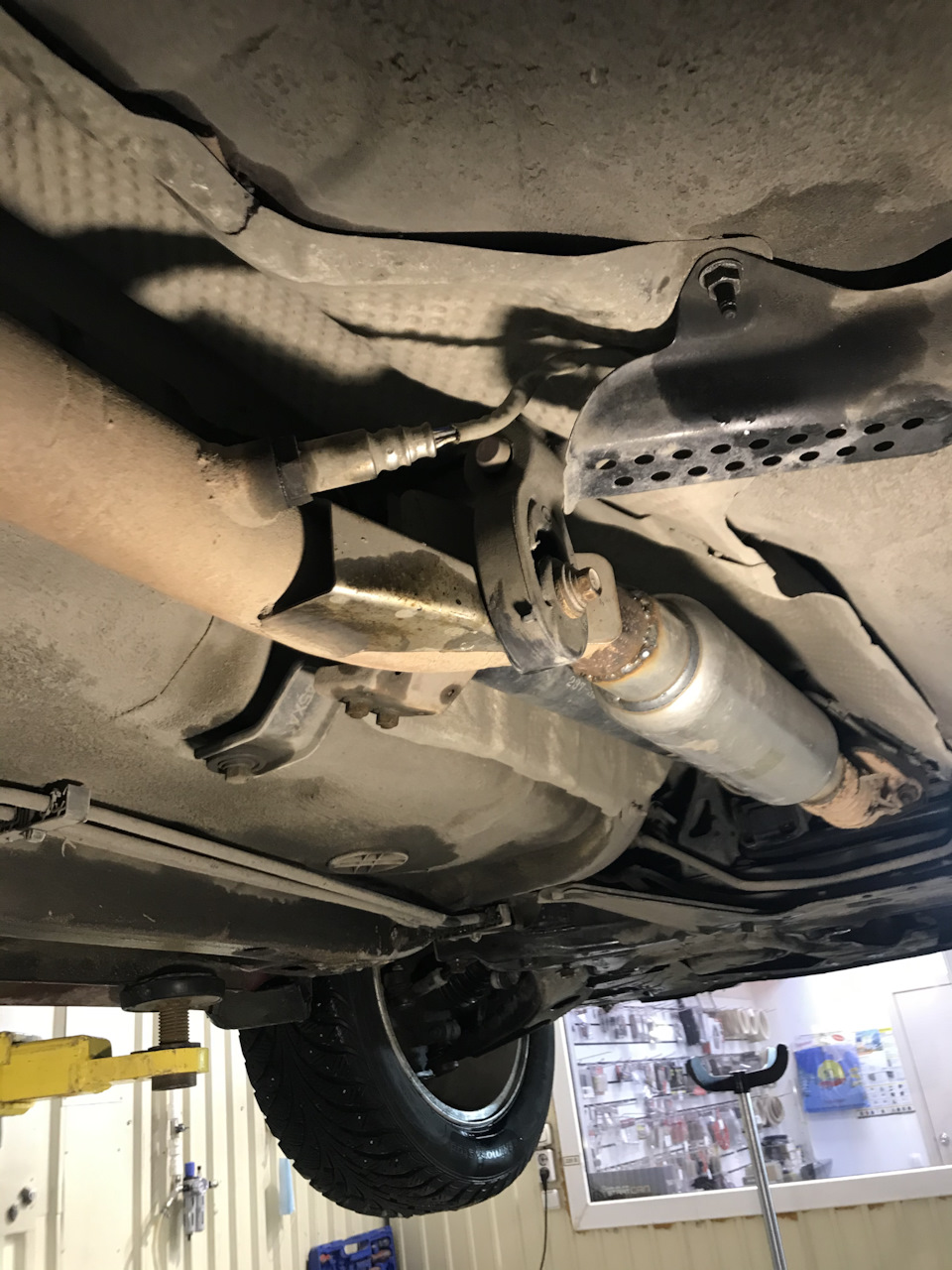 Установка пламегаситель или иначе стронгер — Mitsubishi Lancer X, 2 л ...