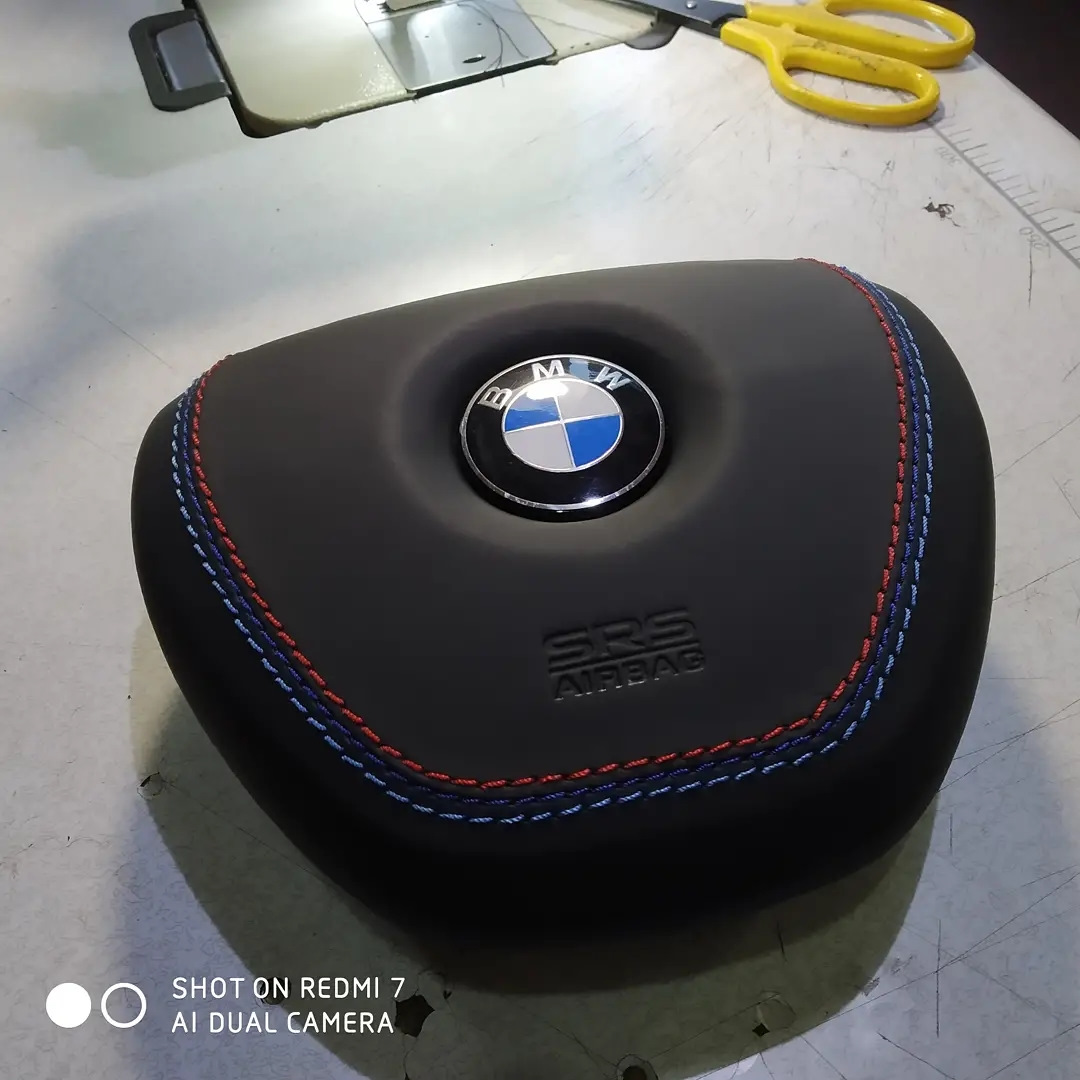 Перетяжка подушки руля БМВ — DRIVE2