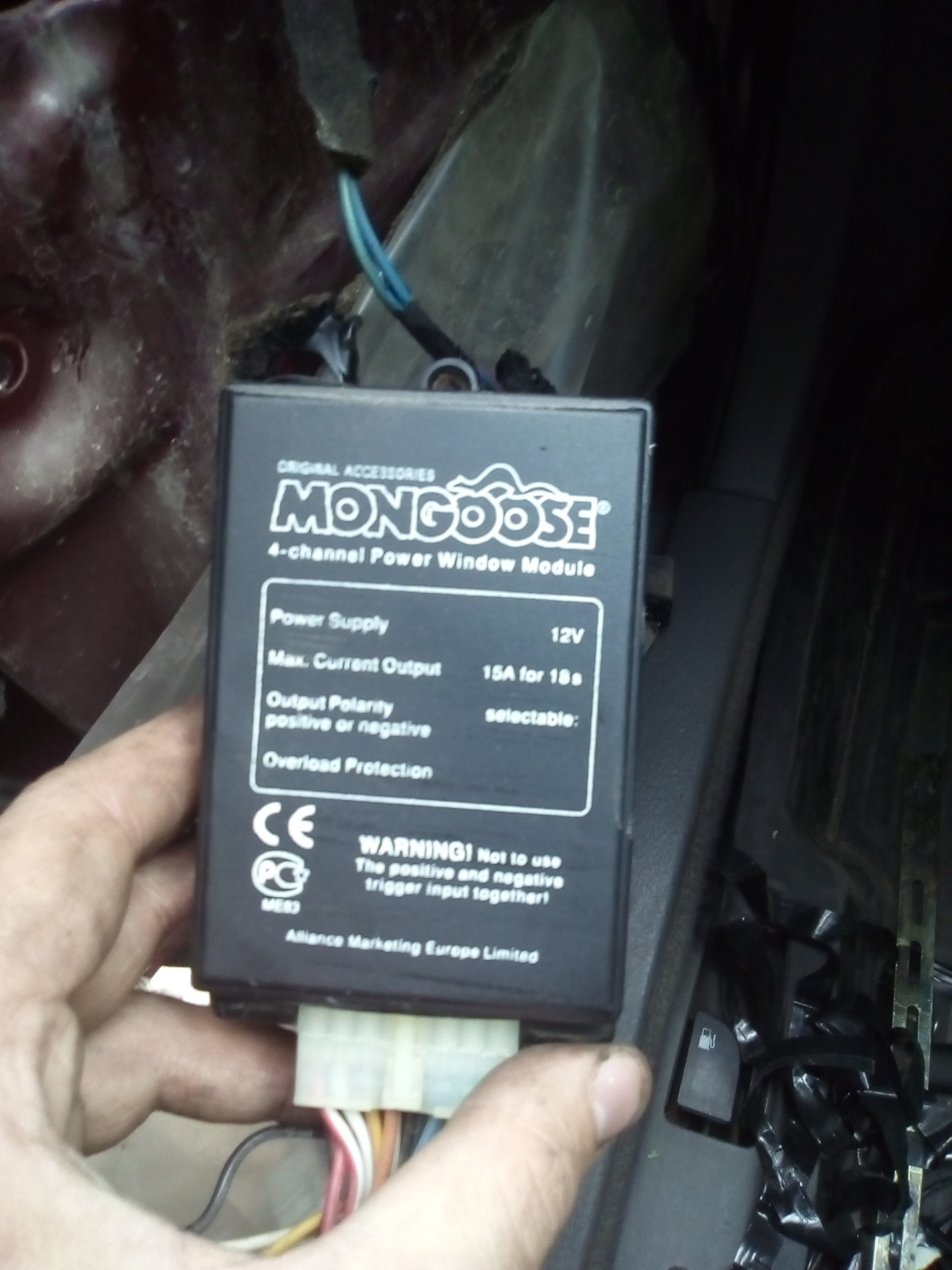 Mongoose 2 channel power window module схема