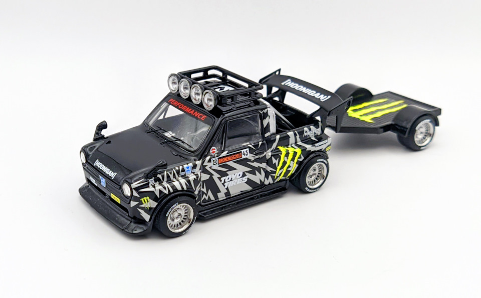 Hoonigan Monster Energy Honda N600 — Liberty64, 1:43, diecast