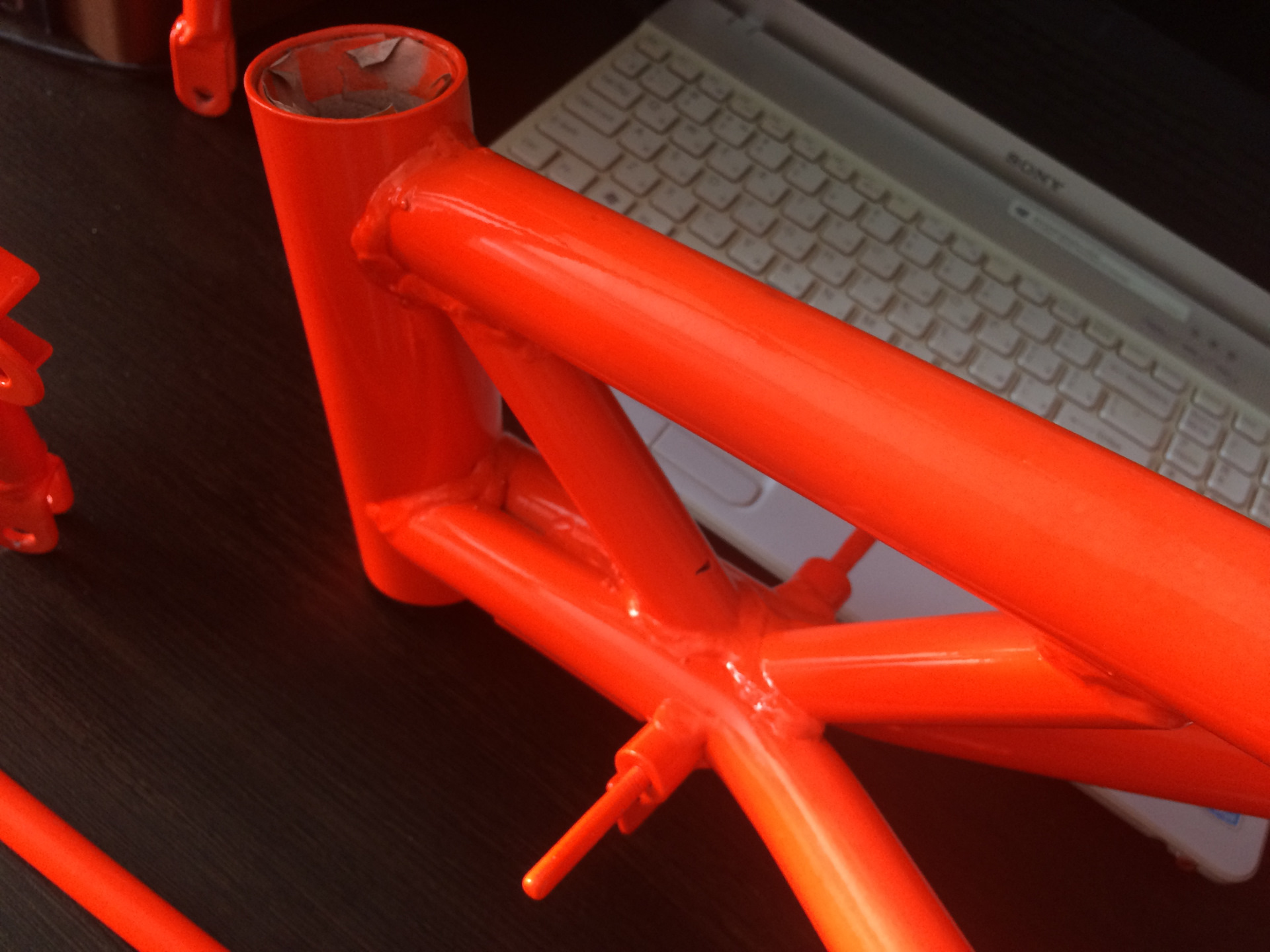 Пескоструй и покраска рамы питбайка racer 125 часть 3 — DRIVE2