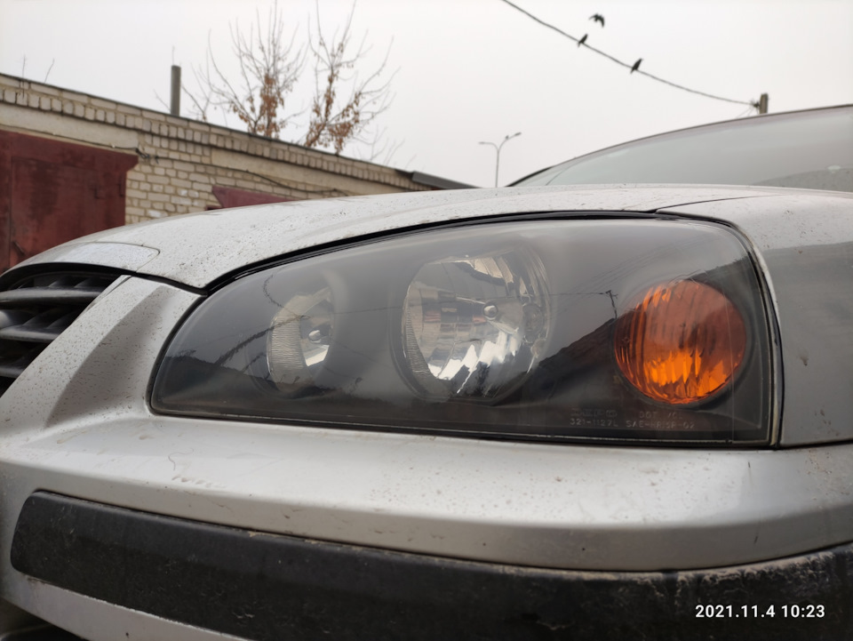 Покрытие фары лаком 2 — переделываю — Hyundai Elantra (3G), 1,6 л, 2005 ...
